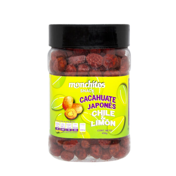 Cacahuete japonés chile&limón 6/450g